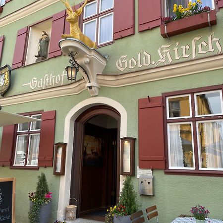 Goldner Hirsch Hotel Dinkelsbuhl Bagian luar foto