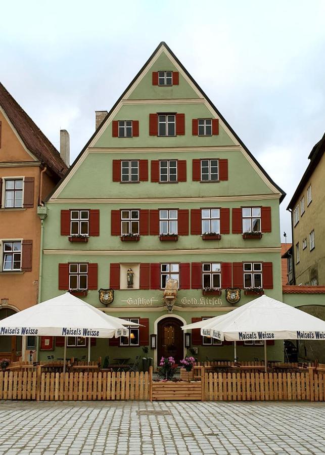 Goldner Hirsch Hotel Dinkelsbuhl Bagian luar foto